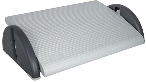 Wedo 2751037 Fußstütze (Relax Plus verstellbar) lichtgrau, 52 x 35 x 14 cm
