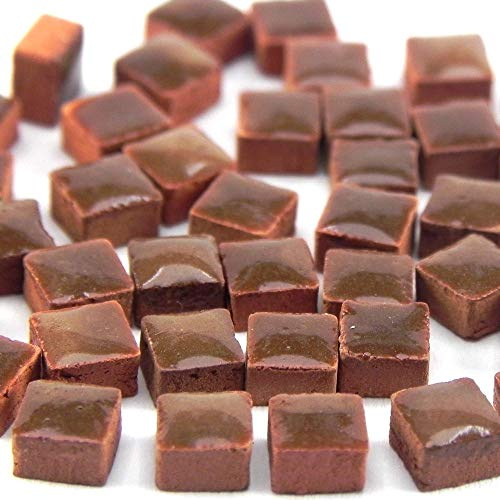 Mini Mosaïque (5x5x3mm), 250 tesselles, Brun cuivré, RC02