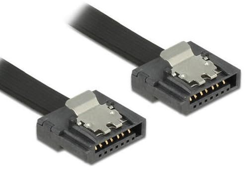 Delock – Kabel SATA III, Länge: 0,3 m, Anschluss 1: SATA 7-Pin, Anschluss 2: SATA 7-Pin