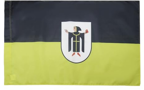 AZ FLAG Flagge München 150x90 cm Fahne Deutsche Polyester 100D Hohlsaum | Für innen und außen dekorative Flagge doppelte Nähte und verstärkte Kanten mit Masttunnel 100D Polyester