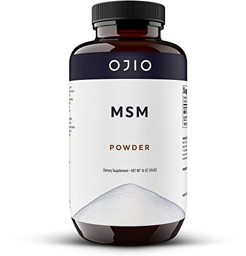 Pure OptiMSM MSM Powder - MSM Supplement - Joint, Skin, Hair, Nails - Kosher, Vegan, Gluten Free, Non-GMO, No Pesticides or Herbicides - 16 oz (Pack of 1)