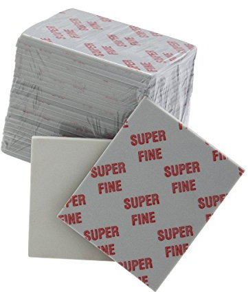 Sungold Abrasives 80170 Hi-Flex Sanding Aluminum Oxide Superfine Sanding Sponge (15 Pack), 5-1/2X4-1/2X3/16