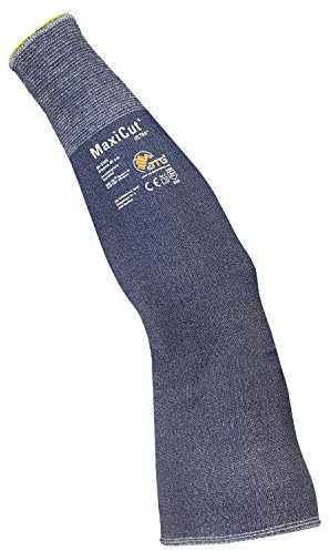ATG 89-5740/10 MaxiCut Ultra Armstulpen, 1.0mm Dicke, 40cm Länge, Blau, Größe 10