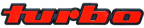 Richter Auto KFZ Relief Schild Turbo 3D Emblem 12 cm selbstklebend HR Art. 14626
