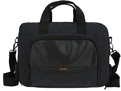 TOTTO Esecutivo ZOCALO Borsa da corriere, Adulti Unisex, Nero (Nero), Taglia Unica, Nero, Taglia unica, Tradizionale