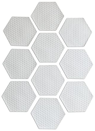 Z-LIANG Silikongel Surfbrett Traktion Pad Deck Grip Pad Sechseck Style 10 PCs pro Kiste (Color : 10pcs a Bag)