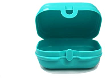 Tupperware to Go Mini-Twin helltürkis Brotdose Größe 1