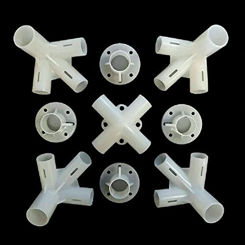 BODYA 9 Stück Ersatzteile Füße Center Connector Zubehör für 3 x 3 m Pavillon Markisenzelt 25/19 mm