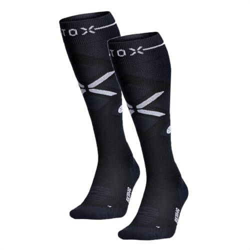 STOX Energy Socks Skisocken Herren, Merino Kompressionsstrümpfe