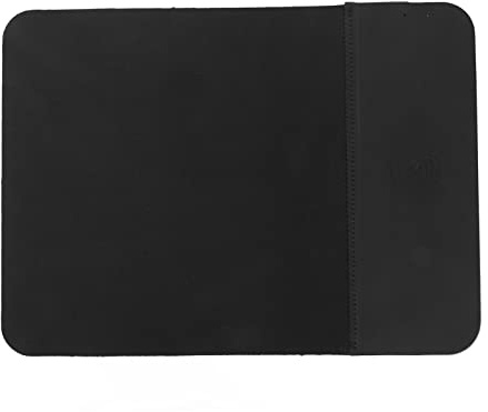 15W Charging Mouse Pad Mat, 300x220x6mm Fast Qi Charger Mouse Mat Compatible for S7 S7 Edge S8 S9 S10 for IOS 8 8Plus X XS, Small Rubber Mouse Mat with Phone Charger