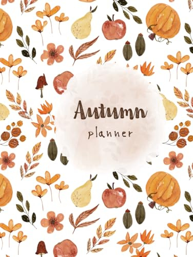 Autumn/Fall Premium Hardback A4 Journal Notebook,100 Pages, 8.25X11
