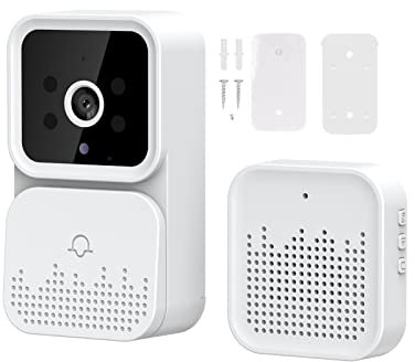 Smart Video Doorbell,Sunydog Wireless HD Camera IR Alarm Security Door Bell Wi-Fi Intercom for Home Apartment APP：ulooka