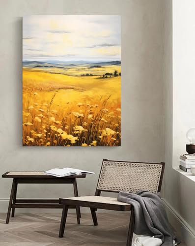 Taxpy Poster decoration murale Peinture de paysage d'automne,L,40 * 60cm Peinture Street Art Peinture À L'huile Impressions Sur Toile Moderne Pop Affiche Photo Sur Le Mur