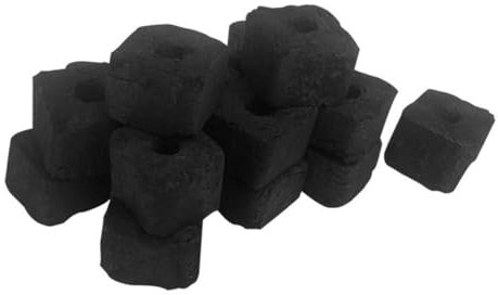 POPETPOP Smokeless Charcoal for Fire Pit Bamboo Charcoal for Camping Bbq Small Portable for Indoor Bbq Grill and Outdoor Fire Pits