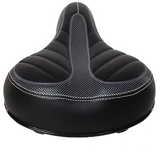 INOOMP Fahrradsitzsattel Mit Streifenmuster Bequemer Sitzsattel Für Fahrrad Federsattel Aus Hochwertigem Material Für Langlebigkeit Und Verbesserten Fahrkomfort Ergonomisches Design Geeig