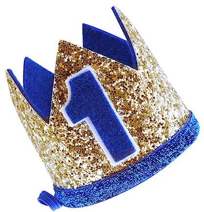 Abaodam Einzigartiges Design Kinder Geburtstag Krone Hut Nummer Druck Kopfschmuck Für Party Geburtstag Party Supplies