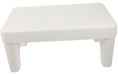 SOIMISS Tabouret Épais Antidérapant Repose-pied Ergonomique pour WC Siège Multifonction pour Adulte Marchepied Salle de Bain Confortable et Sécurisé