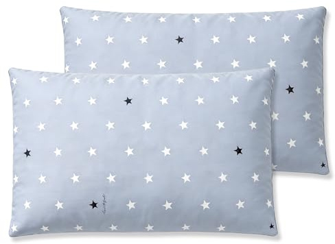 2 Stück Kinder Kissenbezug, Baby Kopfkissenbezug, Pillow Cover, Hochwertige Qualität, angenehm weich und pflegeleicht, 40 x 60 cm