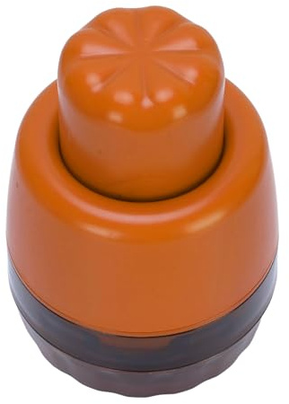 YUYTE Estrattore di Noccioli di Ciliegia Ad Alta Efficienza con 7 Fori - Strumento di Pressatura Multifunzionale per Denocciolare Rapidamente la Frutta in (ORANGE)