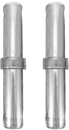 VICASKY 2 Pezzi Accessori per Ponteggi in Ferro Argento Perno di Accoppiamento, Alta Durezza e Facile Mobilità, Distanza Fori 18,5cm, per Sistemi di Impalcature