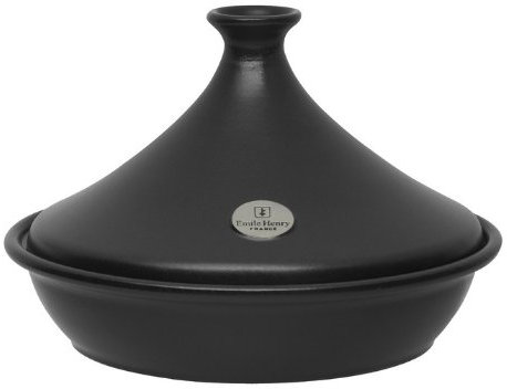 Emile Henry EH715532 - Tajine Flame, 32 cm, colore: Nero