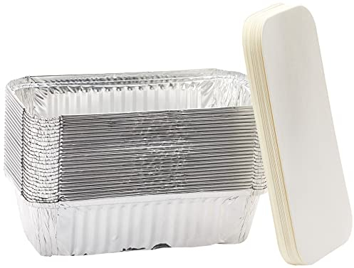 Papstar 14514 Aluschalen, Aluminium, 21.3 x 11 x 5.4 cm, Silber