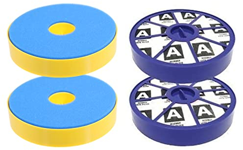 First4spares Washable Pre Motor Filters and Post Motor Allergy HEPA Filters Kit for Dyson DC19 DC20 DC29 Vacuum Cleaners (2 of Each)