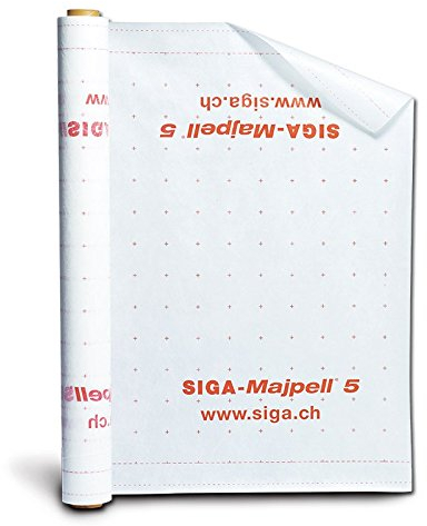 Siga Majpell 5 1,5m x 50m (75m²) Dampfsperre Dampfbremse Unterdeckbahn Dachsanierung Dämmung Dachdämmung Zwischensparren