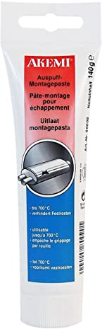 Pâte de montage pour pot d'échappement - 140 g - Pâte d'étanchéité pour tuyau d'échappement - Chauffage 80009 - Sans amiante