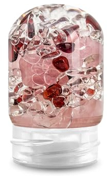 VitaJuwel GemPod Love | Crystal Insert for VitaJuwel Bottles & Carafes with Rose Quartz, Garnet & Clear Quartz - Harmony, Affection & Affection