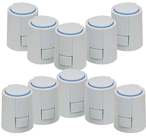 Stellantrieb SET Alpha 5 universal 230 V | 10 Stück | Typ VA80 passend auf Heimeier/Kermi/Roth/Herb/Thermoval u.a.