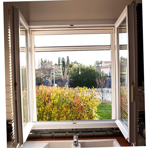 WERKA PRO Mosquitera Fija de Aluminio sin perforación 100 x 160 cm