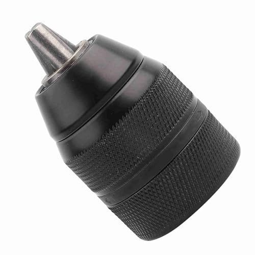 Fafeicy Portabrocas sin Llave 13mm, Totalmente Metálico con Bloqueo Automático, Montaje 1/2-20UNF, Acero de Alta Velocidad, para Taladro de Impacto