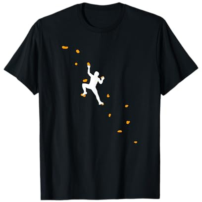Mur D'escalade Avec Poignées Gymnase T-Shirt