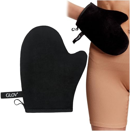 Fake Tan Mitt Tanning Glove Self Tanning Mit Fake Tan Applicator Self Tan Glove Reusable Lotion Resistant Washable Self-Tanning Application Mitt Perfect for Cream Lotion Mousse Spray