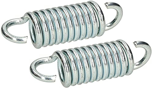 KOTARBAU® - Set di 2 molle oscillanti per altalena o amaca sospesa, 5 mm, 10 spire zincate