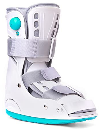 Tairibousy Walker Fracture Boot Air Cam Walker Brace Inflatable Walking Boot for Achilles Tendon Surgery, Acute Ankle Sprains, Broken Toe Foot, Post Op Care (Manual Inflation, S)