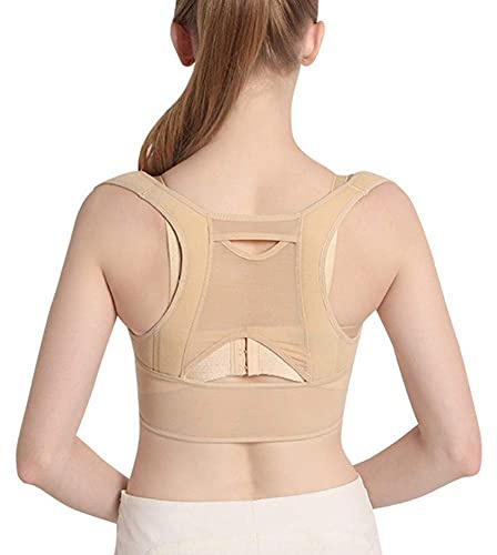 Haltungskorrektor für Frauen, Beste voll einstellbare Stützstrebe, verbessert die Körperhaltung, Unterstützung des oberen Rückens, Haarglätter Posture Correcto (Size : S) Little Surprise