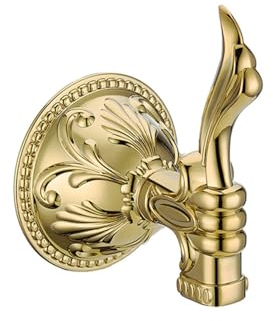 Luxuriöses goldenes Badezimmer-Accessoires-Set, antike Badezimmerregale, Handtuchhalter, Toilettenpapierhalter, Tassenseifenhalter, Toilettenbürstenhalter, Kleiderhaken