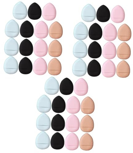 Healeved 45pièces Houppettes Miniatures Réutilisables Et Respirantes Pour Maquillage Éponge De Beauté Pratique Pour Application De Cosmétiques