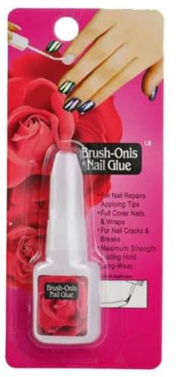 15g Nail Glue With Brush EXTRA STRONG Professional False Nail Tips Quick UK