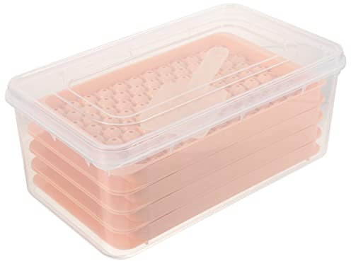 Cabilock Bandeja De Hielo Con Recipiente De Almacenamiento Molde Para Cubitos Esféricos Ligero y Portátil