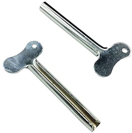 minkissy 10 Pièces extrudeuse semi-circulaire crèmes tube presse-peinture dentifrice presse-tube manuel toothpaste squeezer distributeur de presse-tube pressoir en métal Silver