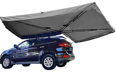 tendalino per auto 270 grader 5 m fristående canvas bil sidoförtält 2 m utomhuscamping fristående 4 personers bärbar aluminium