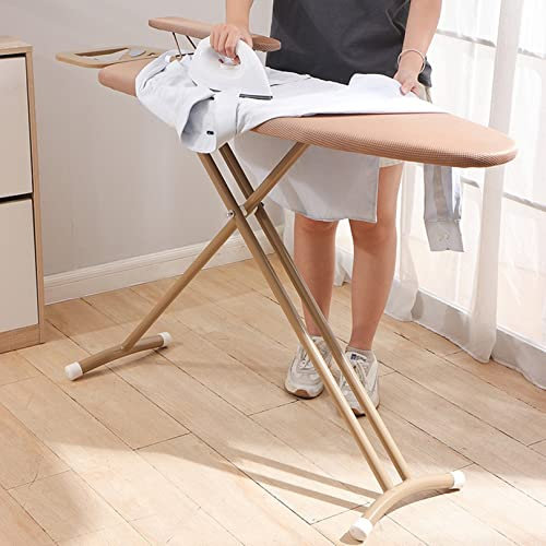 ZJPOJPH Planche à Repasser de Table avec Pieds Pliables, Plateau en Maille d'acier Pliable, Planche à Repasser Robuste pour la Maison, l'appartement et Les Petits espaces, Facile à Installer