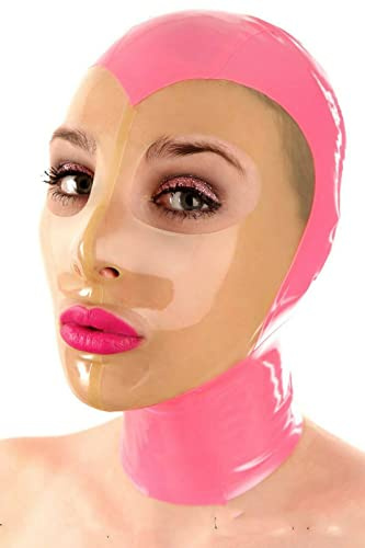 VIYOLI Latex Maske Sexy Maske Cosplay Augenmaske Latex Kopfbedeckung