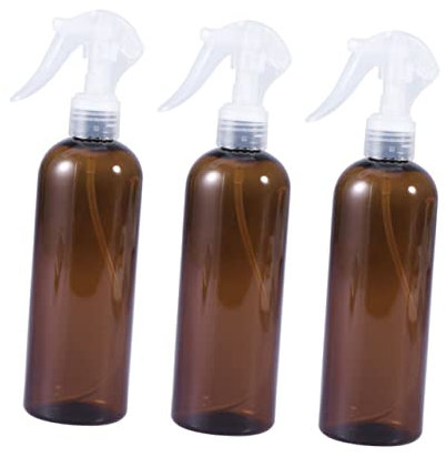 Happyyami 3 Pezzi Spray Bottle per Parrucchieri e Viaggio Nebulizzazione Fine Facile Riempir e Resistente Marrone