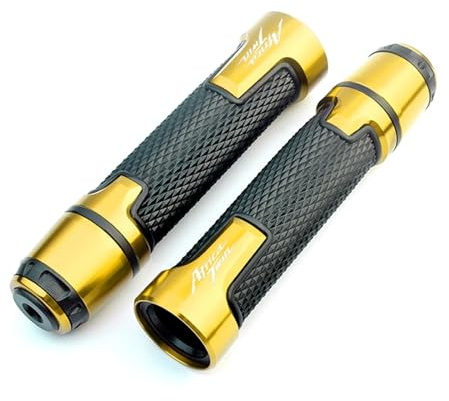 Motorrad Lenkergewichte Für H-onda CRF1000L A-frica T-Win 2016-2020 Motorrad Rutschfester Lenker Gasgriff CNC Lenkergriff Motorradzubehör(Gold)