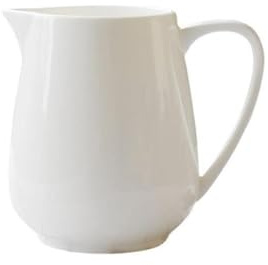 RYUQW3RE Saucière Tasse à Lait en Porcelaine Blanche Pure, de Luxe léger, énorme Pot à Lait géant, réservoir de Lait, Tasse à café et à Lait, Tasses de dérivation(S)