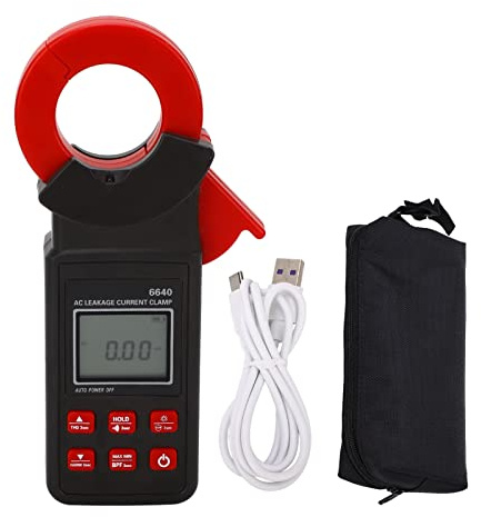 Pince ampèremétrique multifonctionnelle anti-interférence, haute précision, rétroéclairée, testeur de pince de courant de fuite AC avec Bluetooth pour l'énergie électrique et les